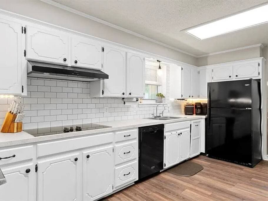 Comfortable living space inside the cabin
