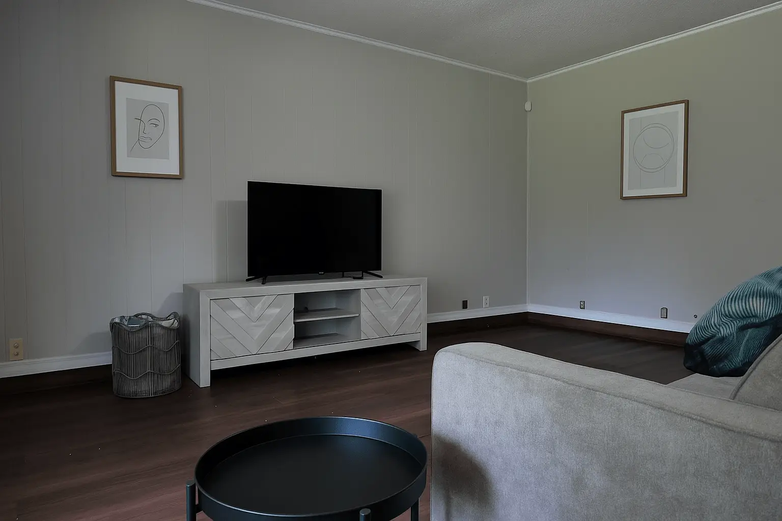 House interior with modern amenities