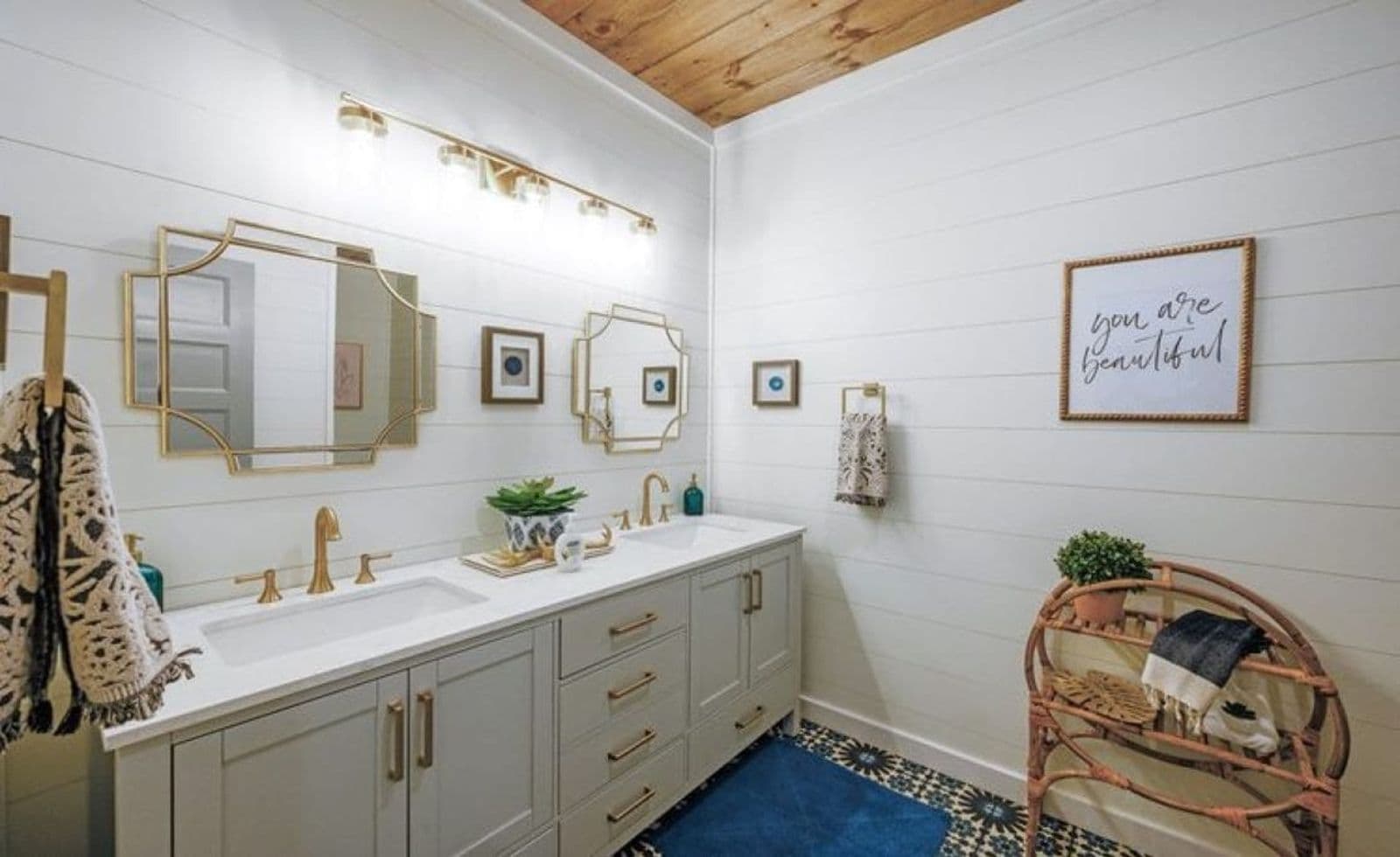 Hot tub with forest view
