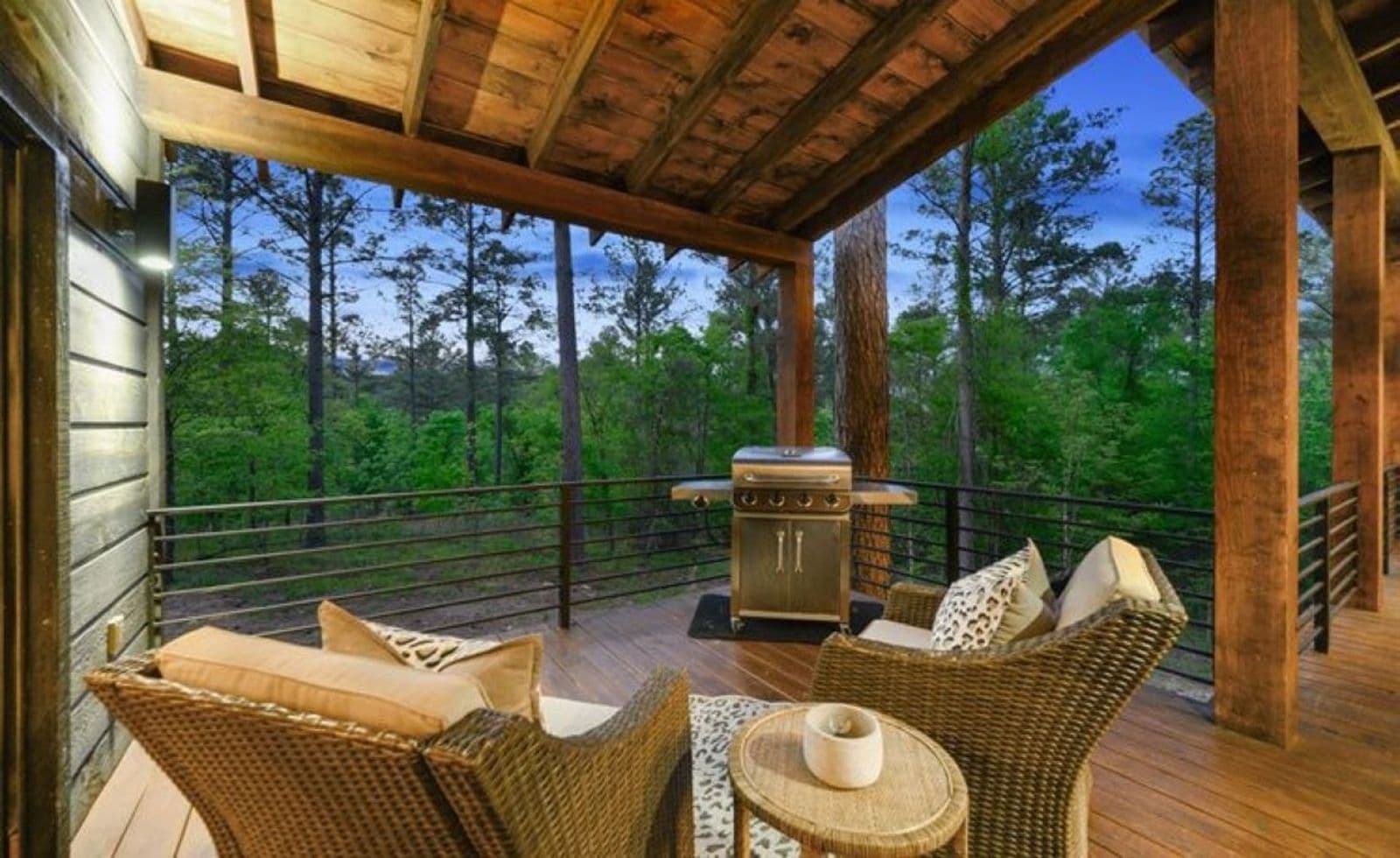 Zip line through the trees